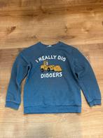 Trui blauw tractor maat 122/128, Ophalen of Verzenden, Zo goed als nieuw, Jongen, Trui of Vest