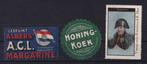 X172) 3 x voor-oorlogse vignetten oa margarine, Ophalen of Verzenden, T/m 1940, Postfris