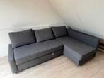 Grijze Hoekbank met Slaapfunctie, Huis en Inrichting, Slaapkamer | Slaapbanken, Ophalen, Tweepersoons, Zo goed als nieuw, 200 cm