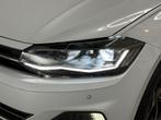 Volkswagen Polo 1.0 TSI R-Line 2018 LED CRUISE CLIMA BLUETOO, Auto's, 1005 kg, Stof, Gebruikt, Wit
