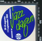 Sticker: Internationale Jazz Dagen 1984 - Heineken - Eindhov, Verzamelen, Stickers, Verzenden