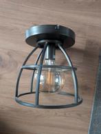Plafondlamp zwart industrieel, Ophalen of Verzenden, Zo goed als nieuw