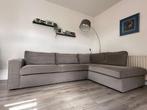 Ruime L-bank Grijs merk Woood, Ophalen, 250 tot 300 cm, Gestreept patroon, Hoekbank