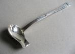 Mooie verzilverde sauslepel, asperge of botersaus, Ophalen of Verzenden