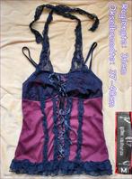 GOTHIC LOLITA & PUNK rood-zwarte gothic top maat M, GOTHIC LOLITA & PUNK r, Overige kleuren, Ophalen of Verzenden, Zo goed als nieuw