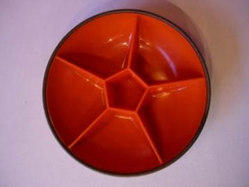 Meerdere originele snackschalen, jaren 70, vintage design beschikbaar voor biedingen