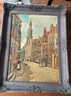 Amsterdam met Westerkerk – 19e eeuw – H.A. van Waay, Antiek en Kunst, Ophalen of Verzenden