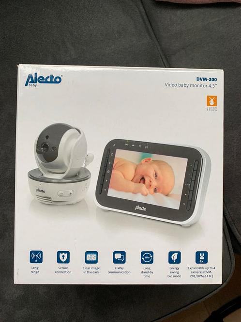 Alecto DVM200M Babyfoon met camera kleurenscherm als nieuw!, Kinderen en Baby's, Babyfoons, Zo goed als nieuw, Camera, Ophalen of Verzenden