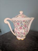 Decoratief koffiepotje met rozen en gouden bies, Antiek en Kunst, Ophalen of Verzenden
