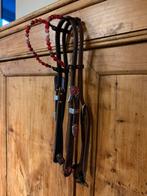 Western hoofdstel custom made, Dieren en Toebehoren, Ophalen of Verzenden, Zo goed als nieuw, Western