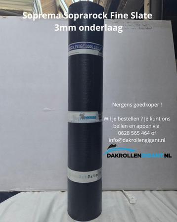 Soprema Soprarock 3mm onderlaag € 3,40 per meter beschikbaar voor biedingen
