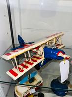 Metalen decoratie vliegtuig USA patroon, Antiek en Kunst, Curiosa en Brocante, Ophalen