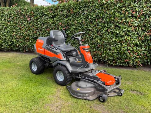 Husqvarna R 420 tsx frontmaaier 4x4, Tuin en Terras, Zitmaaiers, Zo goed als nieuw, 90 tot 120 cm, Elektrische starter, Mulchfunctie