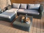 lounge set met lig gedeelte, Ophalen, 300 cm of meer, Zo goed als nieuw, Vierpersoons of meer