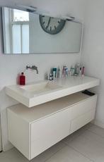 Moderne badkamer set (wit, compleet, 150x50 cm), Ophalen, Gebruikt, 100 tot 150 cm, Overige typen