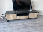 TV Meubel – 1854852 cm, Zwart & Houtlook, Ophalen, 150 tot 200 cm, Zo goed als nieuw, Minder dan 100 cm