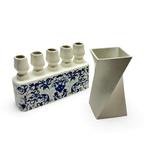 Van der Vaart vaas + tulpenvaas, Antiek en Kunst, Ophalen of Verzenden