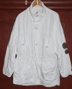 Sportief Witte Tromas parka jas jack XL met emblemen, Kleding | Dames, Ophalen of Verzenden, Gedragen, Wit