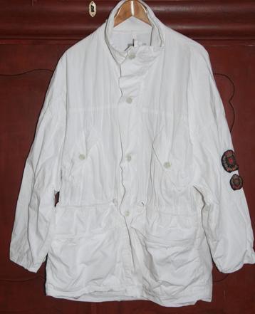 Sportief Witte Tromas parka jas jack XL met emblemen beschikbaar voor biedingen
