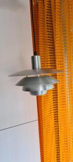 Vintage Deense aluminium schalenlamp, Deens, Ophalen of Verzenden, Gebruikt, Minder dan 50 cm