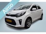 Kia Picanto 1.0 CVVT EconomyPlusLine (bj 2018), Stof, Gebruikt, 4 stoelen, Wit