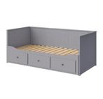 Hemnes ikea bedbank, Ophalen, Gebruikt, Wit, Tweepersoons