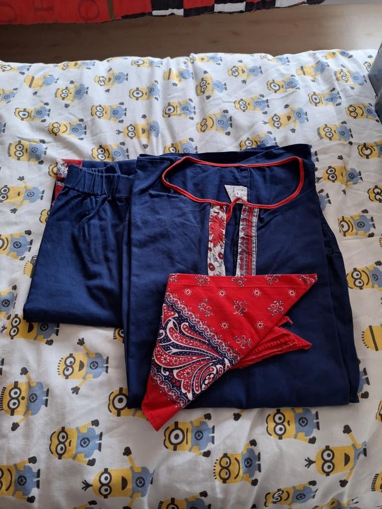 Carnavalskleding set boer, Carnaval, Kleding, Ophalen, Maat 38/40 (M)