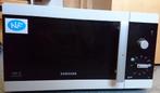 Vrijstaande magnetron-oven, Samsung, wit., Witgoed en Apparatuur, Magnetrons, Ophalen, Gebruikt, Magnetron, Draaiplateau