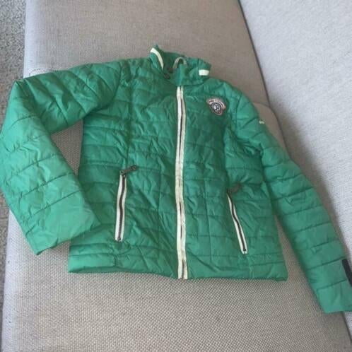 Cinque bellaire jas tussenjas groen groene 140 jongensjas, Gebruikt, Cinque bellaire, Verzenden, Jongen