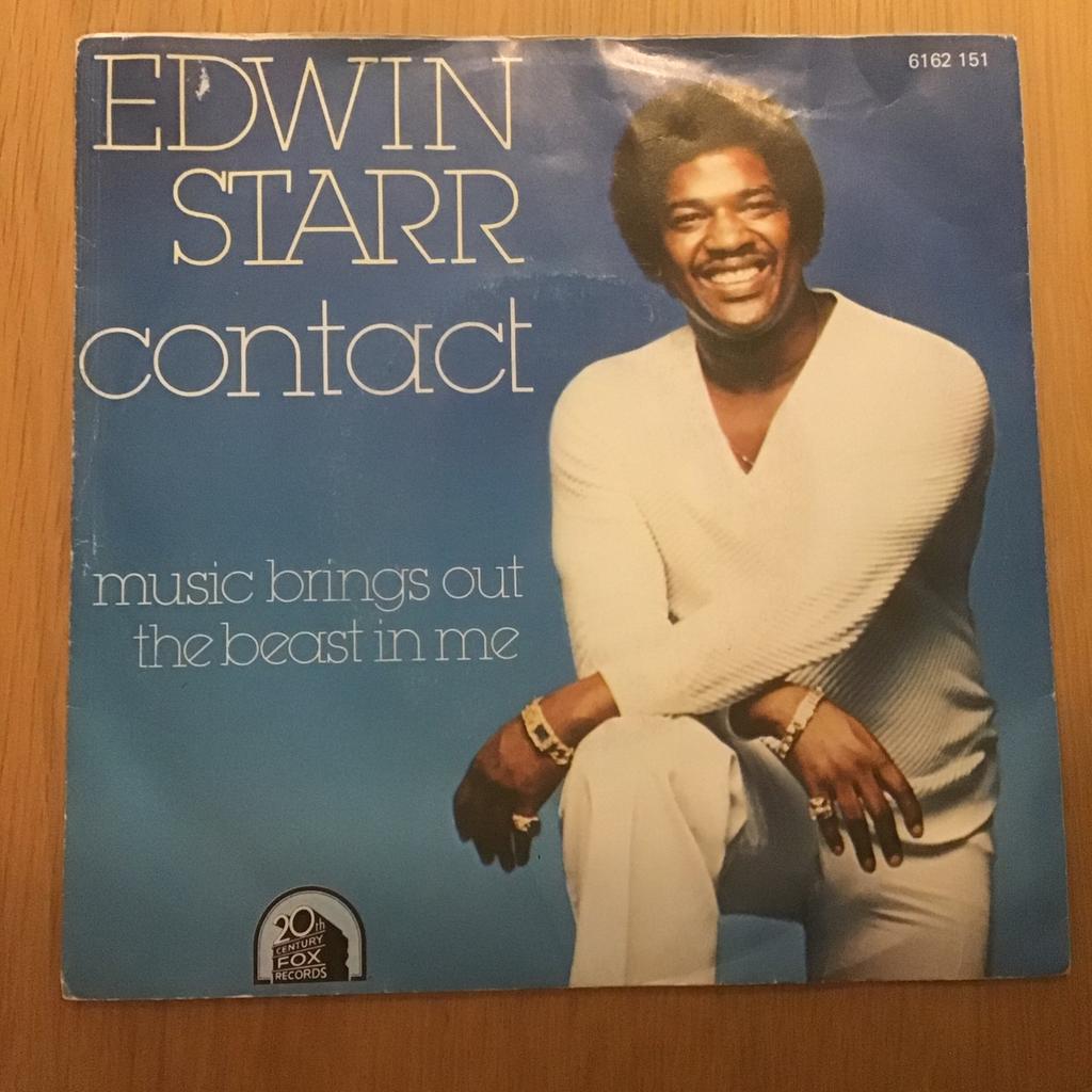 Edwin Starr - Contact, Cd's en Dvd's, Vinyl Singles, Gebruikt, Single, Ophalen of Verzenden