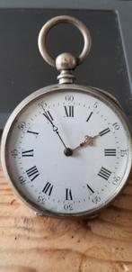 Antiek zakhorloge mooi bewerkt , loopt ,, Ophalen of Verzenden