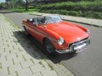 Klokgave MGB cabrio, 1800 cc., bj. 1971 Am. uitvoering, B, Achterwielaandrijving, 980 kg, Zwart
