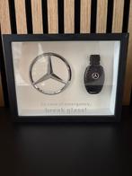 Mercedes in case of emergency break glass sleutel display, Ophalen of Verzenden, Zo goed als nieuw, Reclamebord