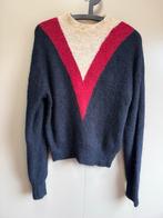 & Other Stories Blauwe Trui met V-Design | Wol Mohair | mt S, Blauw, & Other Stories, Ophalen of Verzenden, Zo goed als nieuw