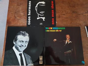 Een mini collectie Toon Hermans: 3 LP's van 1958 tot 1974 beschikbaar voor biedingen