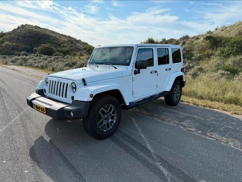 Jeep Wrangler 2.8 CRD Unlimited AUT 2011 Wit, Auto's, Jeep, Particulier, Wrangler, 4x4, Achteruitrijcamera, Airbags, Airconditioning