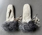 Lederen wanten H&M maat S kiezelkleur fleece gevoerd, Ophalen of Verzenden, Gedragen, Sjaal