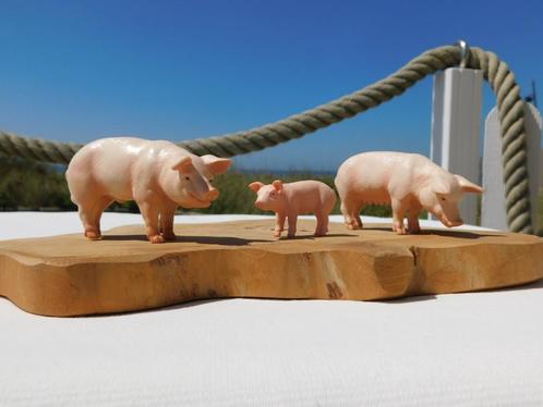 SCHLEICH GERMANY VARKENS.3-Delige Boerderijdieren Set.FRAAI!, Verzamelen, Overige Verzamelen, Zo goed als nieuw, Ophalen of Verzenden