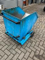 Verrijdbare spanen kiepbakken heftruck opslag container ️, Ophalen, Gebruikt