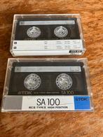 2 TDK SA100 1987-1989 gebruikt - SA 100, Gebruikt, 2 t/m 25 bandjes, Overige genres, Ophalen of Verzenden
