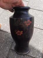 Antieke Vaas met Bloemen en Vogels, Ophalen of Verzenden