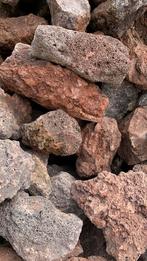Lava Brokken rood 10-20 cm grote voorraad, Tuin en Terras, Grind, Keien en Split, Bruin, Overige typen, Nieuw, Ophalen of Verzenden