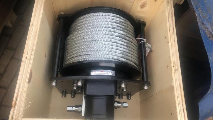 Hydraulische Hijslier 1500/3000kg kabel 37m10mm KOMPAKT, Auto diversen, Auto-accessoires, Nieuw, Ophalen of Verzenden