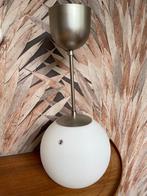 Handgemaakte hanglamp, Huis en Inrichting, Lampen | Hanglampen, Ophalen, Zo goed als nieuw, Glas, 50 tot 75 cm
