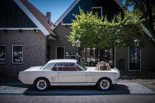 Ford mustang 66 coupe 289 v8 wit, Auto's, Ford, Particulier, Mustang, Benzine, Coupé, Automaat, Geïmporteerd, Wit, Overige kleuren