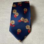 Lanvin Paris fraaie vintage stropdas van zijde prima staat, Verzenden, Zo goed als nieuw, Blauw, Met patroon