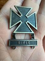 WO2 Amerikaans Sterling Marksman badge M1 garand rifle, Amerika, Verzenden, Embleem of Badge