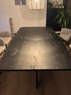Zwarte eettafel - Piet Klerkx - +/- 200x100cm, Huis en Inrichting, Tafels | Eettafels, Ophalen, 200 cm of meer, 50 tot 100 cm