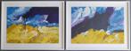 Jan Cremer - Provence 1 & II - 2 stuks ingelijst  gesigneerd, Antiek en Kunst, Ophalen
