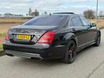 Mercedes-Benz S-Klasse 6.2 S63 AMG Lang AUT 2008 Zwart, Auto's, Mercedes-Benz, Automaat, Achterwielaandrijving, 8 cilinders, Zwart